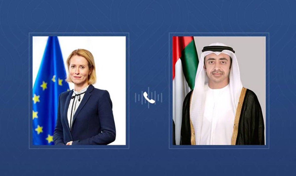 وزير الخارجية الإماراتي والممثلة العليا للاتحاد الأوروبي يبحثان التطورات في المنطقة