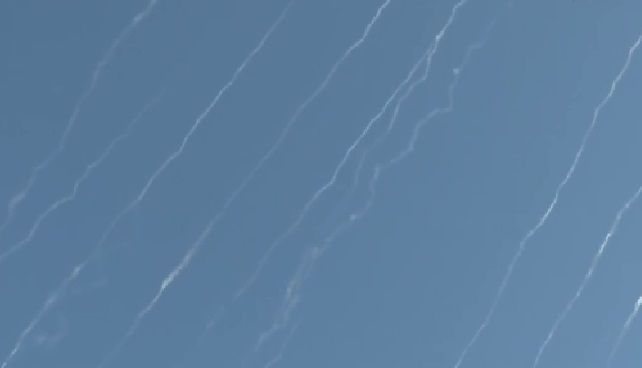 اكبر هجوم ايراني على "اسرائيل" (فيديو)