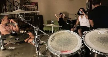 استعدادات فريق كايروكى لحفلهم فى استاد القاهرة من الاستديو