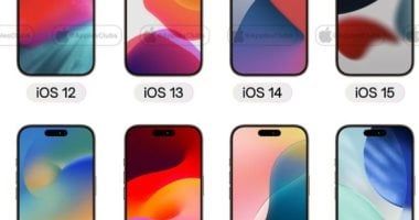 تكنولوجيا: خلفيات iOS من الإصدار 12 حتى iOS 26: رحلة بصرية فى كل تحديث