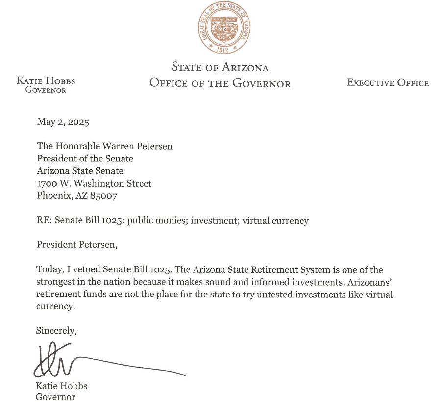 مجلس شيوخ أريزونا يُعيد إحياء مشروع قانون احتياطي البيتكوين بعد تصويت لإعادة النظر