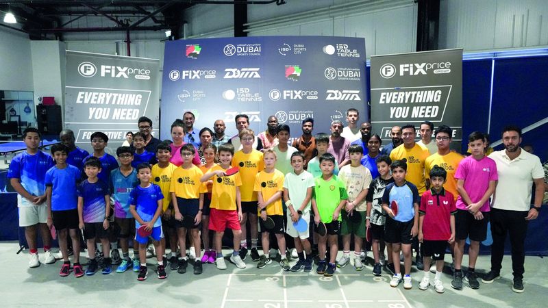 الامارات | مايد الكعبي بطل «دبي لأكاديميات تنس الطاولة» تحت 12 سنة