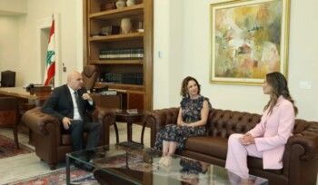 ندى كوسا في القصر الجمهوري... والرئيس جوزاف عون يشيد بتمثيلها الراقي للبنان عالميًا