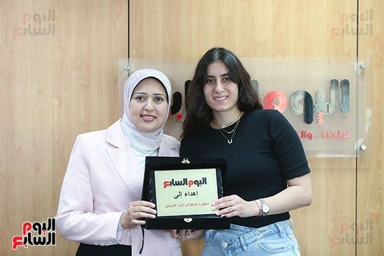 الخليج 365 يكرم نور الشربينى بعد التتويج ببطولة العالم للمرة الثامنة