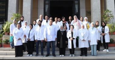 قافلة طبية للقومى للبحوث بمحافظة المنيا تقدم خدماتها ل 2980 مواطناً