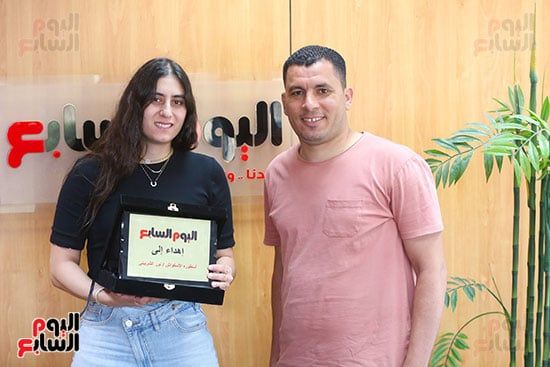 الخليج 365 يكرم نور الشربينى بعد التتويج ببطولة العالم للمرة الثامنة