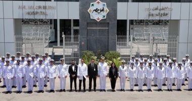 وزارة الداخلية تنظم زيارة لـطلاب أكاديمية الشرطة إلى مستشفى