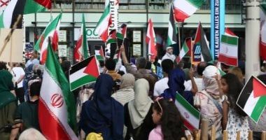 ضعوا حدا لعدوان إسرائيل.. مظاهرة فى فيينا تندد بالهجمات على فلسطين وإيران