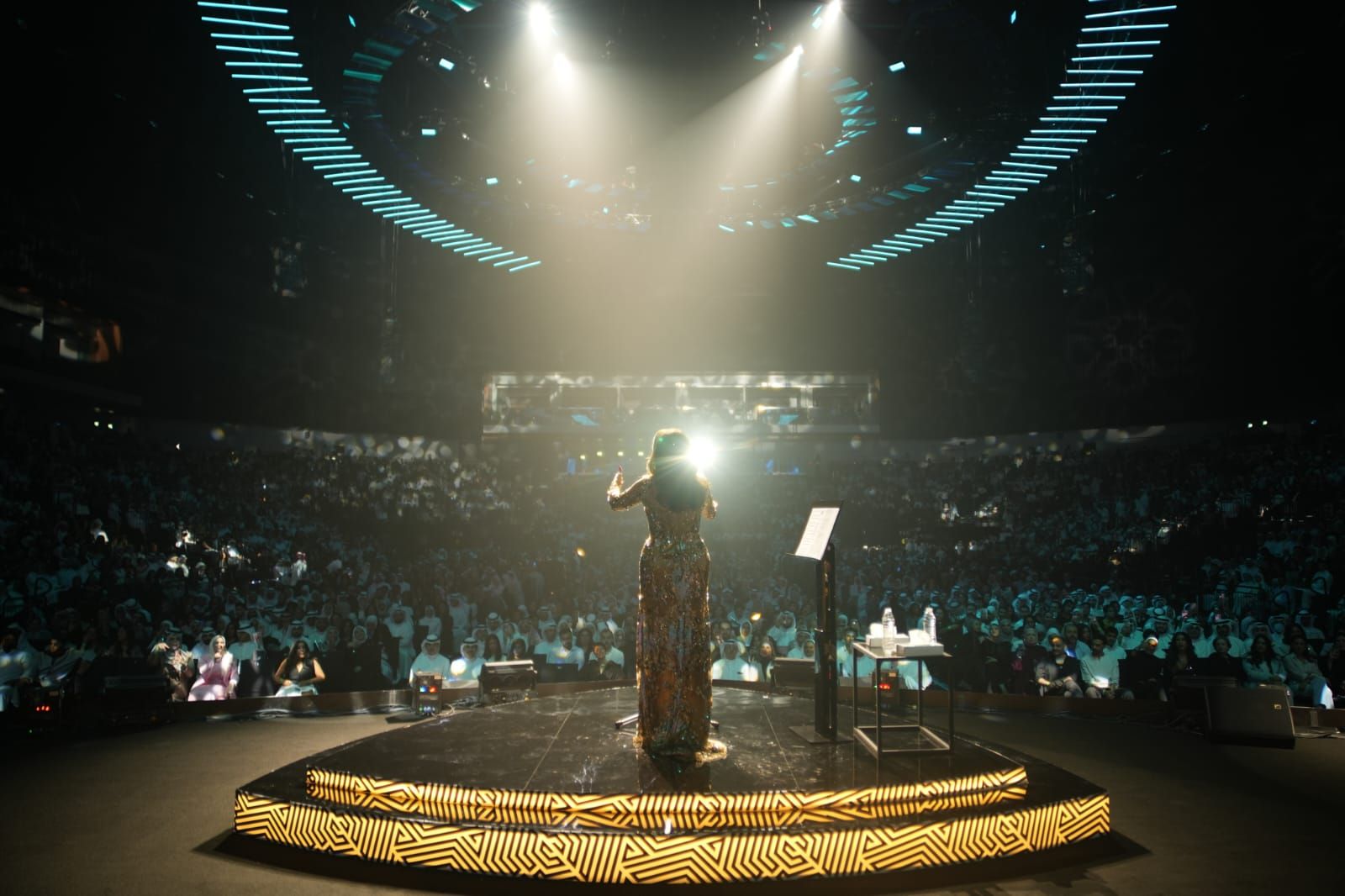 أنغام تحيى حفلا غنائيا فى الكويت بحضور كامل العدد بقيادة المايسترو هانى فرحات (صور)