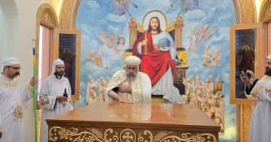 تدشين كنيسة على اسم الملاك ميخائيل وافتتاح بيت خلوة جديد بدير السيدة العذراء والأنبا يحنس القصير بوادي النطرون