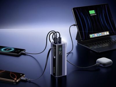 تكنولوجيا: Baseus تطلق بنك طاقة جديد بسعة 20,000 مللي أمبير مع كابل USB-C قابل للسحب