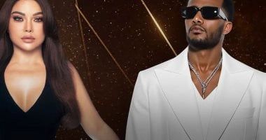 محمد رمضان وهيفاء وهبى يجتمعان بحفل فى لبنان