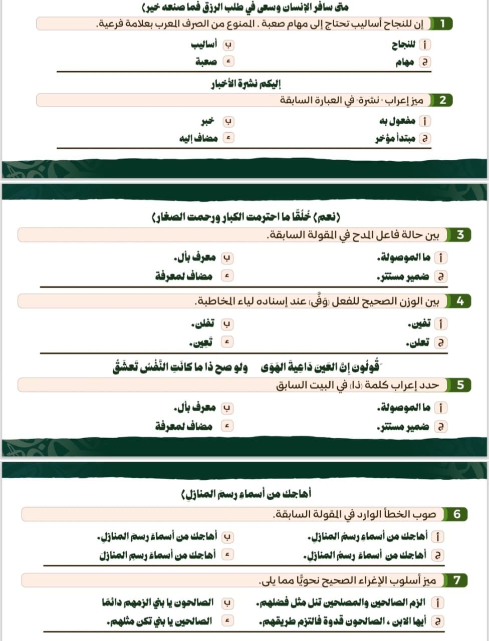 الخلاصة فى النحو.. مراجعة مادة العربى لطلاب الثانوية العامة