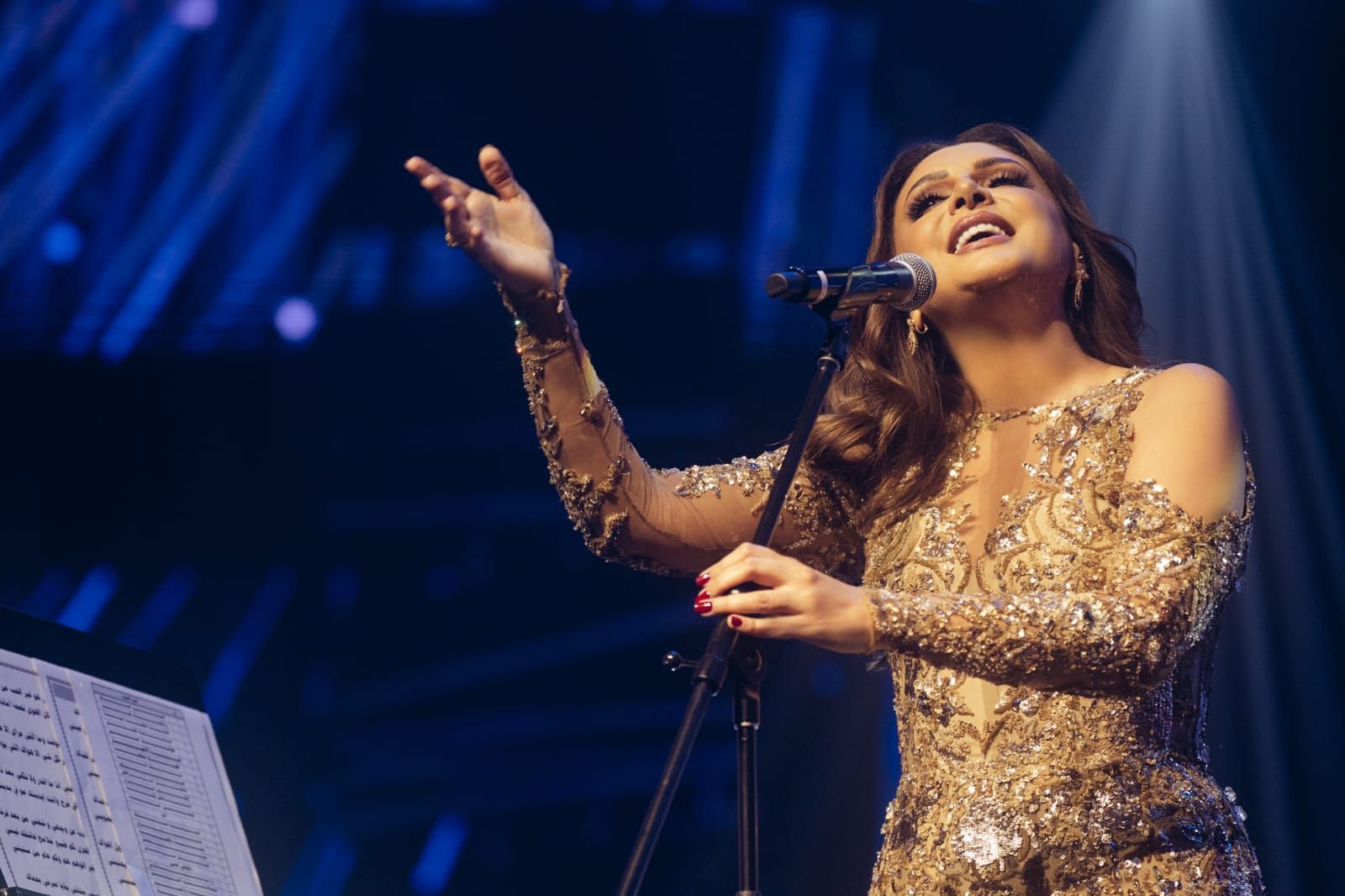 أنغام تحيى حفلا غنائيا فى الكويت بحضور كامل العدد بقيادة المايسترو هانى فرحات (صور)