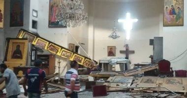 ضحايا في انفجار كنيسة مار إلياس بالعاصمة السورية دمشق.. صور