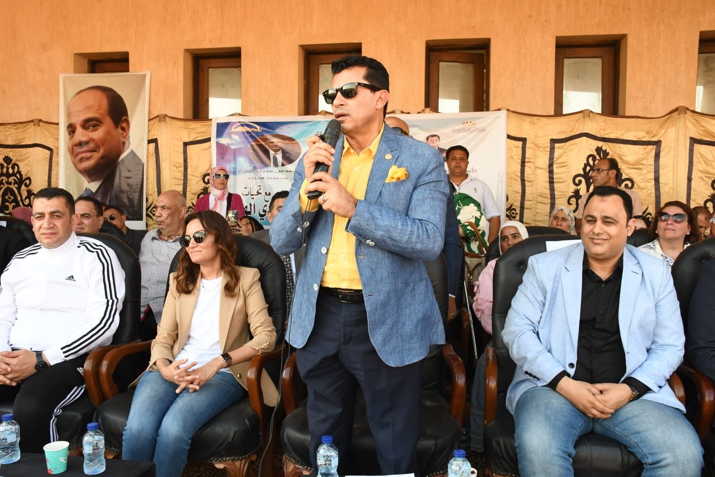 وزير الشباب والرياضة يشهد انطلاق مهرجان الألعاب الشعبية والتراثية والبيئية.. صور