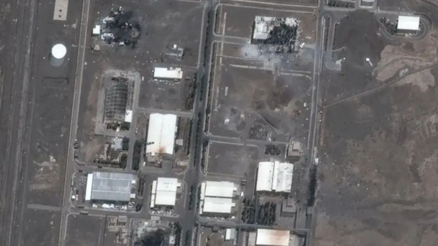 عاجل :الأقمار الصناعية توثق الأضرار في منشآت إيران النووية "صور"