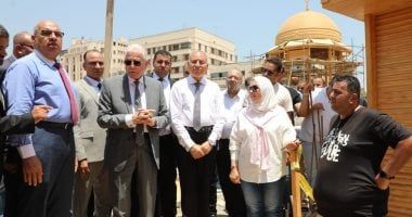 محافظ القاهرة ومستشار رئيس الجمهورية يتفقدان أعمال تطوير وسط البلد