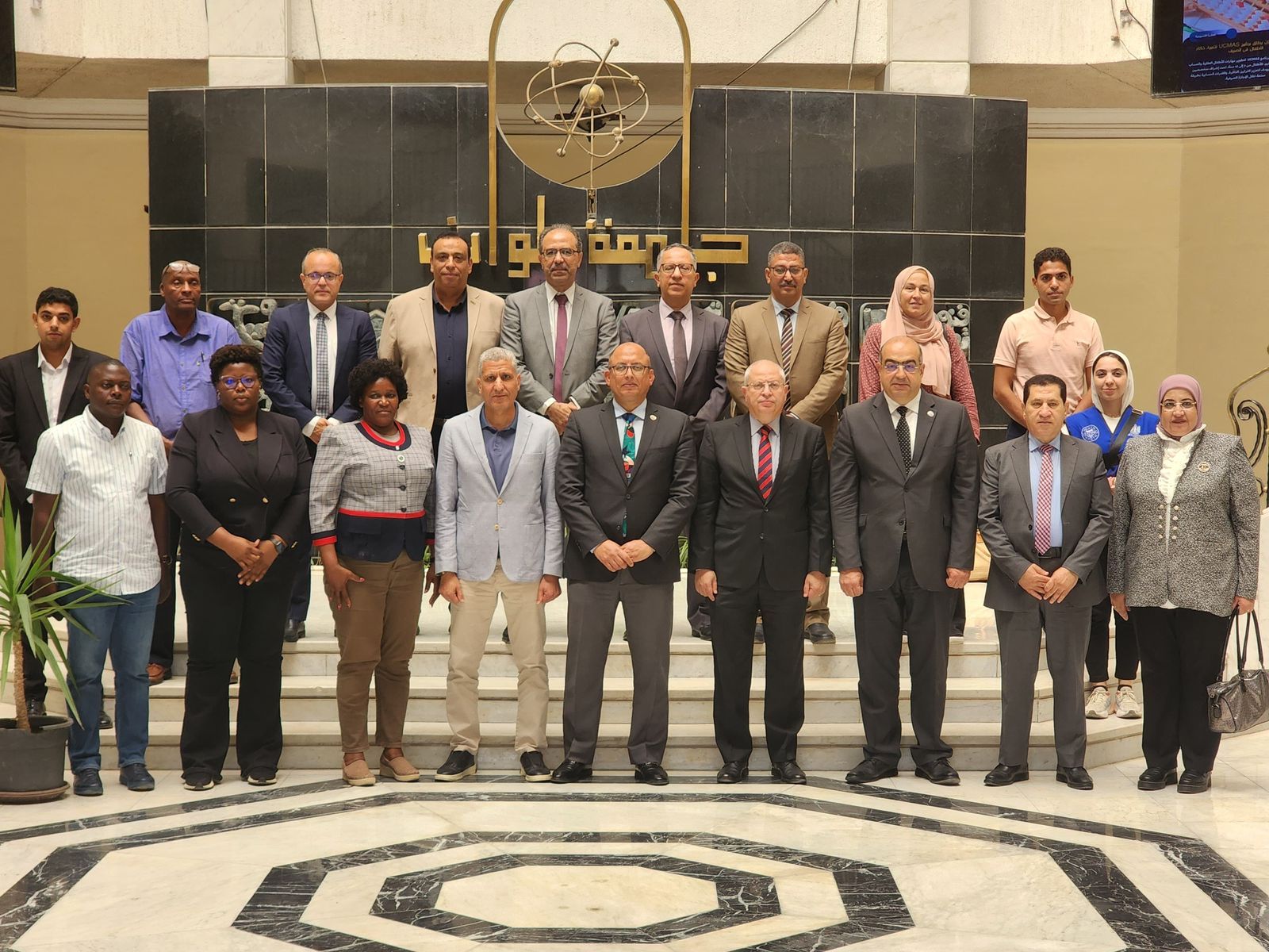 جامعة حلوان تستقبل وفد الرياضة الجامعية تمهيدًا لاستضافة دورة الألعاب الأفريقية