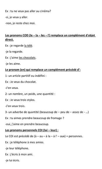 أقوى مراجعة نهائية لمادة اللغة الفرنسية لطلاب الثانوية العامة بالنظام القديم