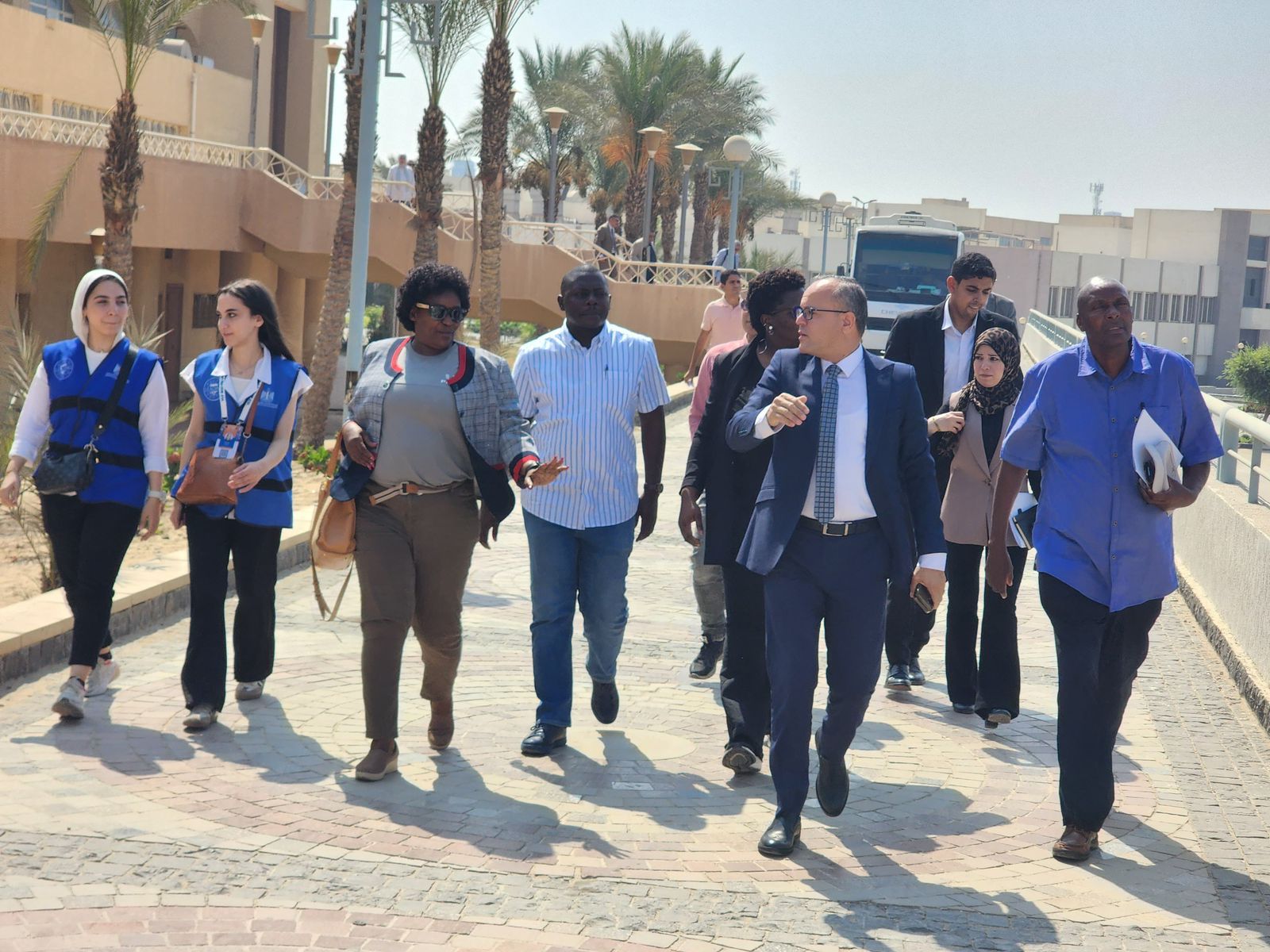 جامعة حلوان تستقبل وفد الرياضة الجامعية تمهيدًا لاستضافة دورة الألعاب الأفريقية