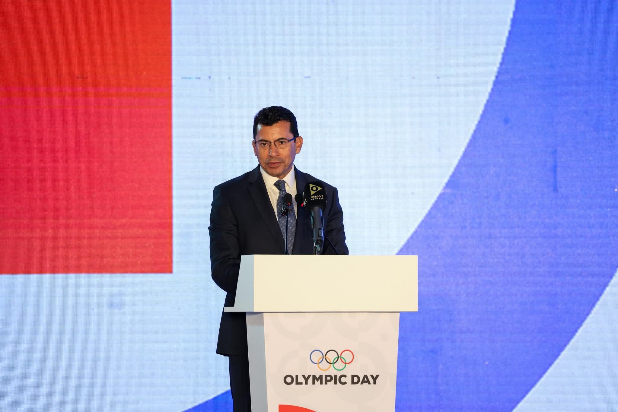 احتفاء رياضى باليوم الأوليمبى فى حضور وزير الرياضة ورئيس اللجنة الأولمبية