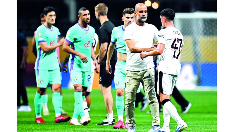 الامارات | غوارديولا يشيد بأداء لاعبيه القوي أمام العين