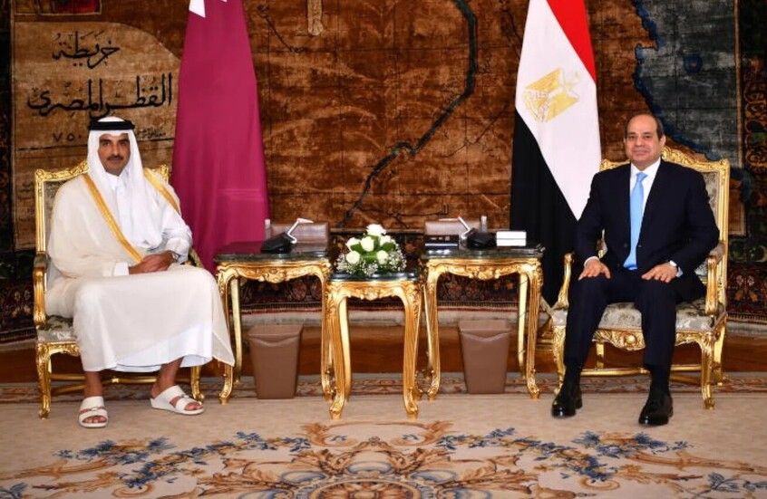 الخليج اليوم .. السيسي يوجه رسالة إلى قطر بعد ضرب إيران قاعدة العديد
