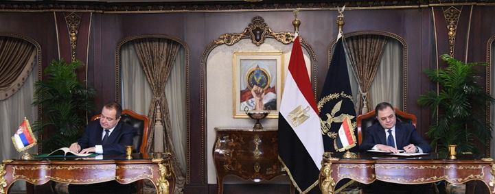 وزير الداخلية يستقبل نظيره الصربى لبحث آليات التعاون