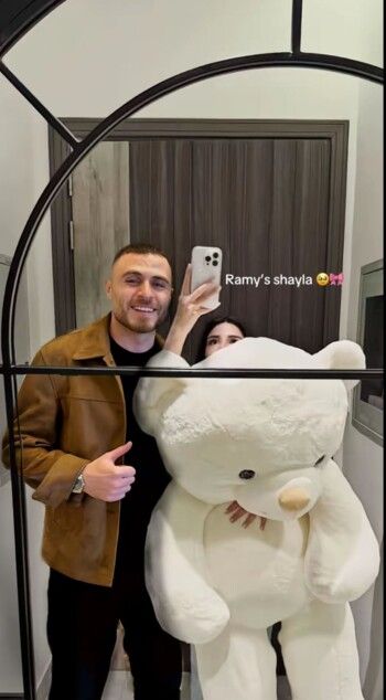 صور رومانسية لـ سيدرا عمارة ورامي حمدان.. فما القصة؟