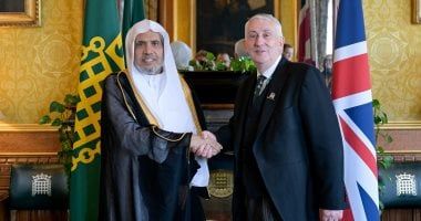 رئيس وقيادات البرلمان البريطاني يحتفون بالأمين العام لرابطة العالم الإسلامي