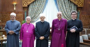 مطران الكنيسة الأسقفية يشكر شيخ الأزهر لدعمه مؤتمر رحلة تعلم بالمركز المسيحى الإسلامى