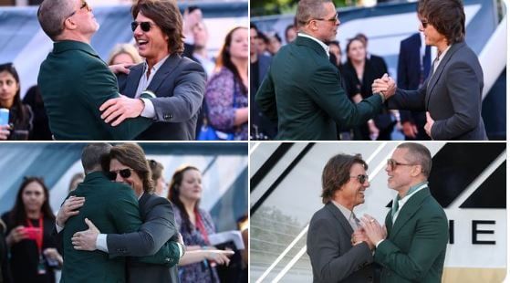 توم كروز يعود إلى براد بيت بعد ثلاثة عقود.. صور