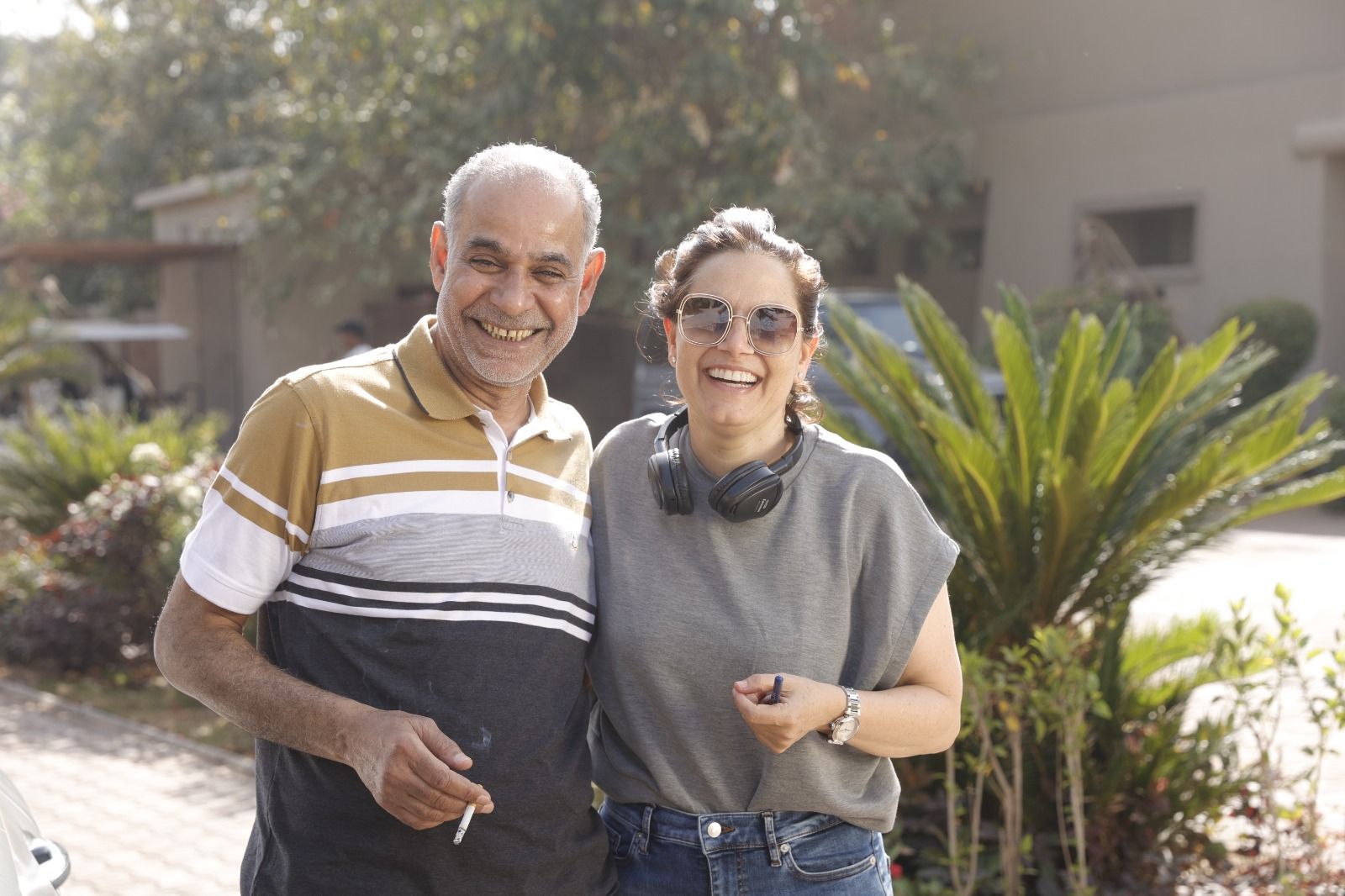 نيللى كريم وشريف سلامة ينتهيان من "بروفة فرح" للمخرجة أميرة دياب