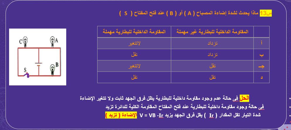 أقوى الأسئلة الاسترشادية فى الفيزياء لطلاب الثانوية العامة.. حلها واختبر مذاكرتك