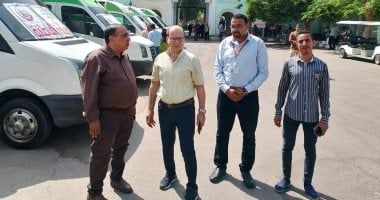 رئيس قطاع الشئون الصحية بالقاهرة يتفقد القافلة الطبية بمستشفى العباسية للصحة النفسية