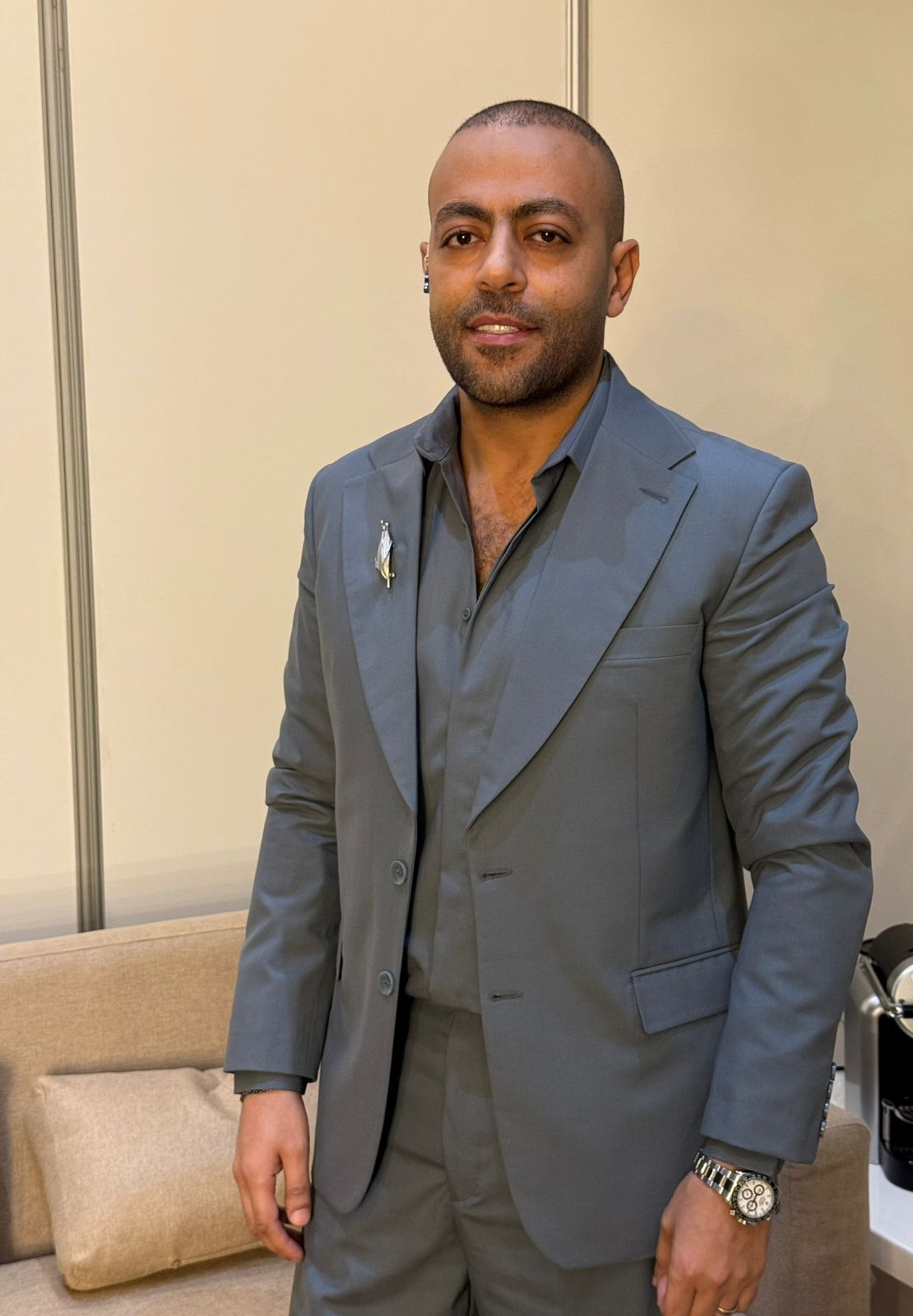 تامر عاشور يبدأ حفله بـ"عشت معاك حكايات" فى مهرجان موازين