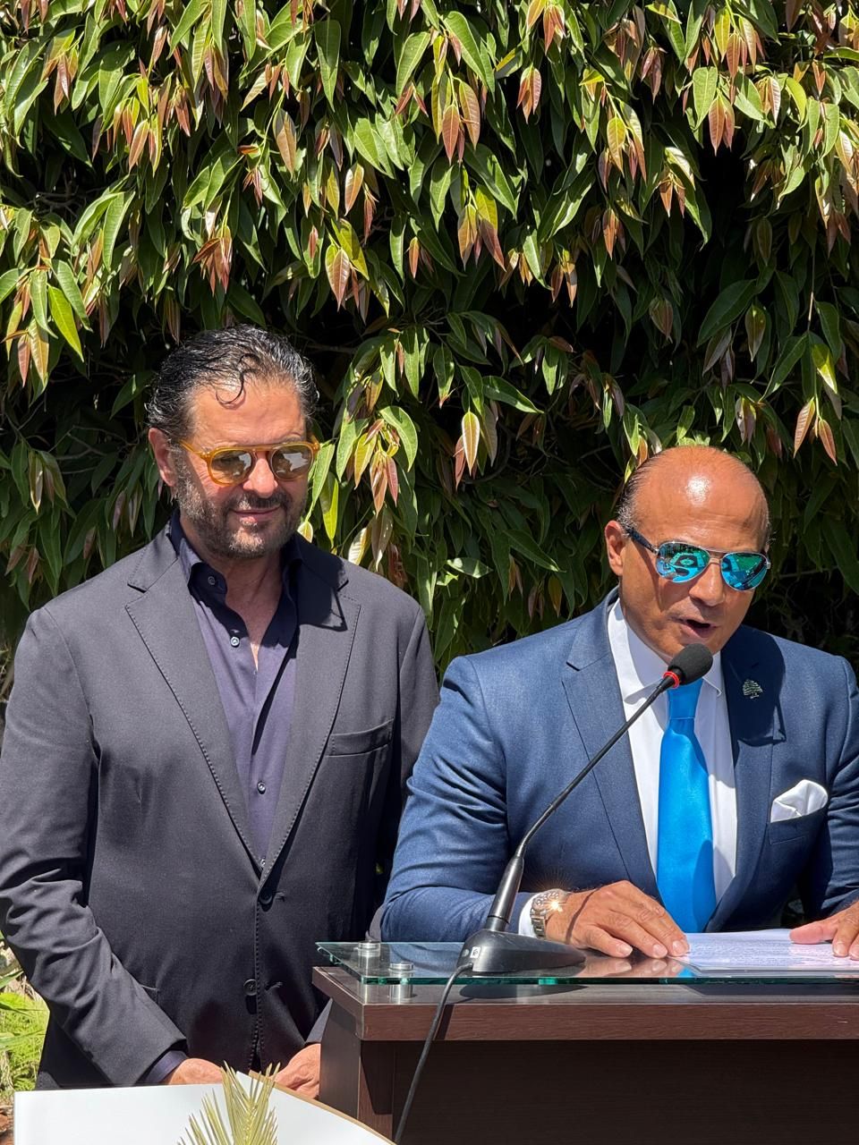 استقبال حافل.. تكريم النجم راغب علامة من سفير لبنان بالمغرب.. صور