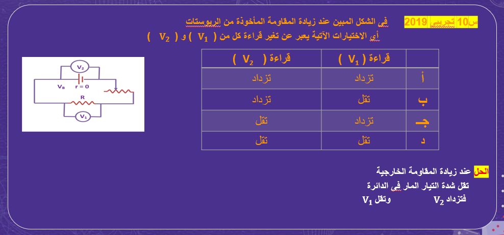 أقوى الأسئلة الاسترشادية فى الفيزياء لطلاب الثانوية العامة.. حلها واختبر مذاكرتك
