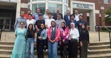 21 طالبا مصريا فى برنامج التدريب البحثى الصيفى بجامعة لويفيل الأمريكية