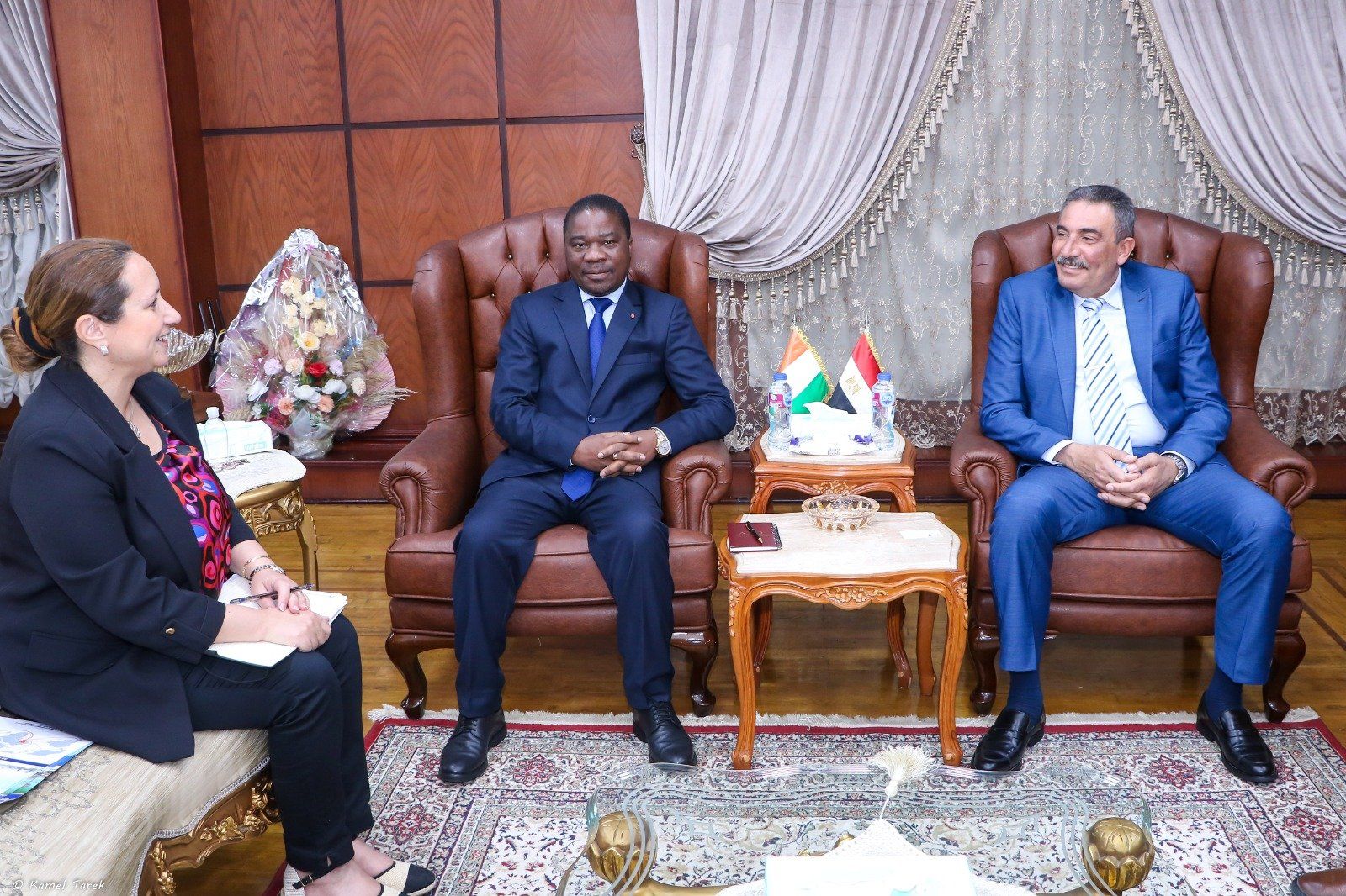 سفير كوت ديفوار يزور ميناء دمياط لتعزيز التعاون المشترك ودعم المستثمرين