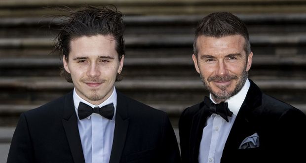 بروكلين بيكهام يحتفل بوالد زوجته بعد تغيّبه عن عيد ميلاد والده