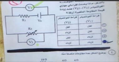 حل أسئلة امتحان الفيزياء لطلاب الثانوية العامة.. راجع إجاباتك واحسب درجاتك