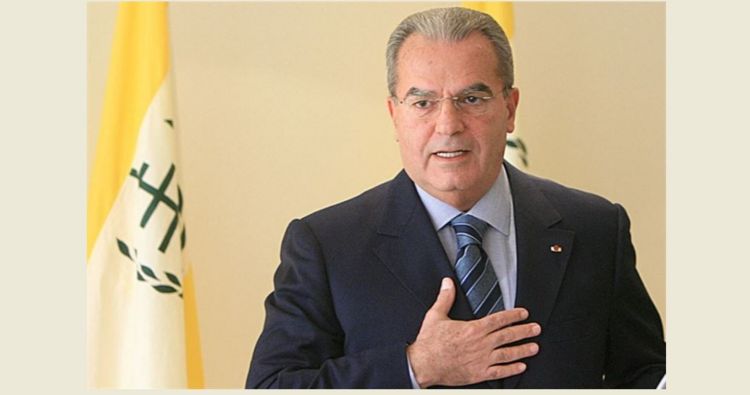 وديع الخازن أبرق الى الحجار معزيا باستشهاد المعاون أول الياس طوق