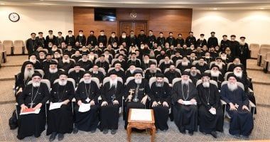 البابا تواضروس الثانى يلتقي وكلاء المطرانيات وأعضاء المجالس الإكليريكية الفرعية