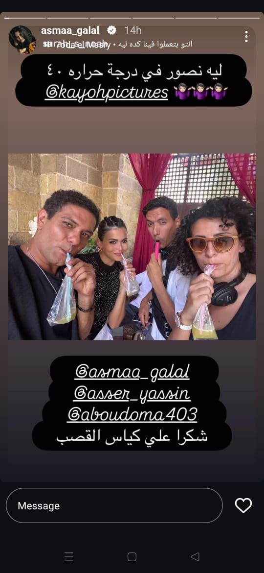 تعمل بمتحف ومنظمة حفلات وزوجة مصطفى غريب.. أسماء جلال بأكثر من وجه في سينما صيف 2025