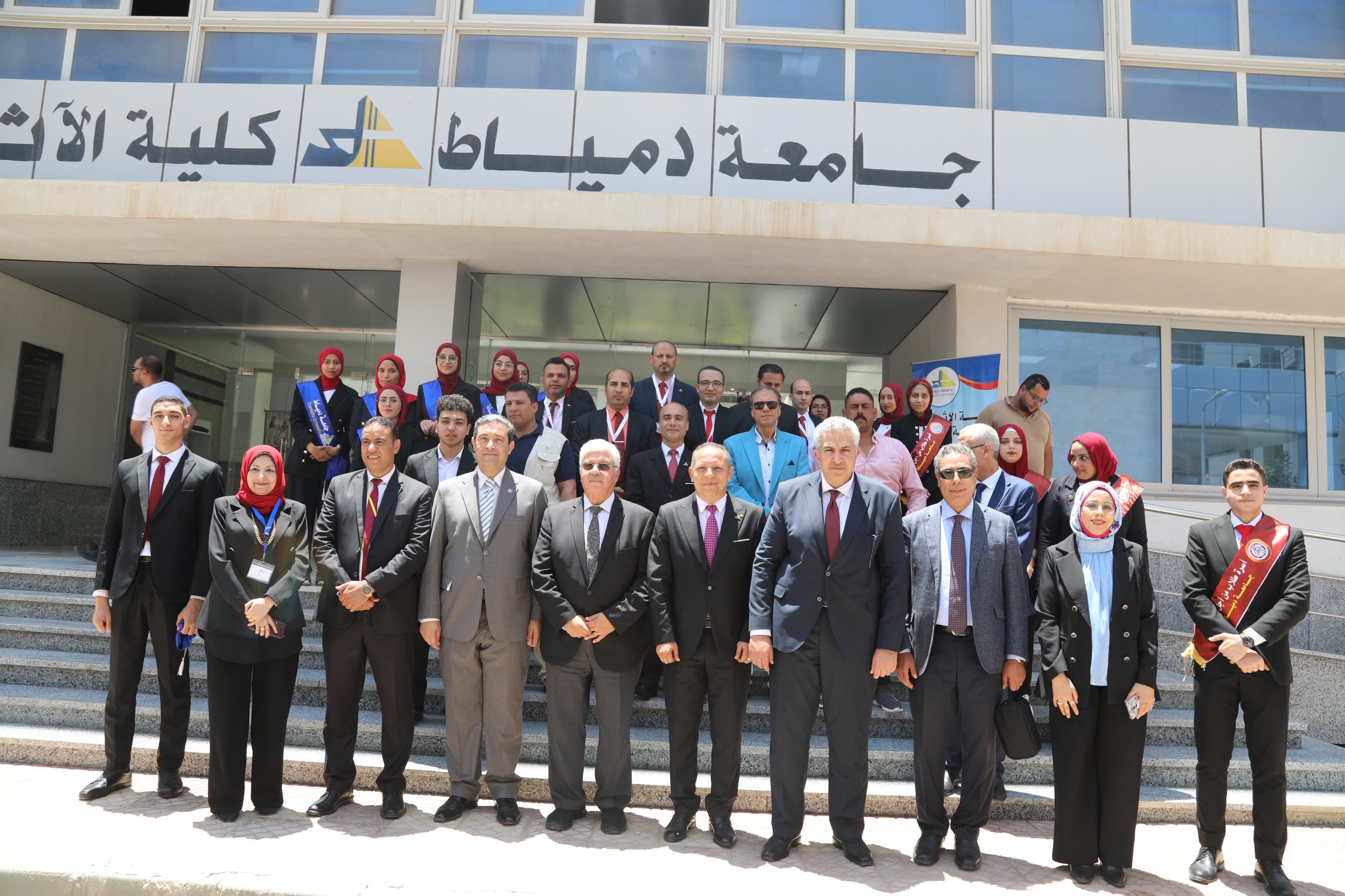 وزير التعليم العالي ومحافظ دمياط ورئيس الجامعة يفتتحون عددًا من المشروعات