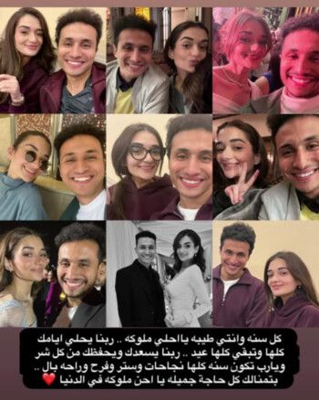 بعد احتفاله بعيد ميلادها.. أنظار الجمهور تتجه إلى علاقة ملك أحمد زاهر وهذا الممثل الشاب