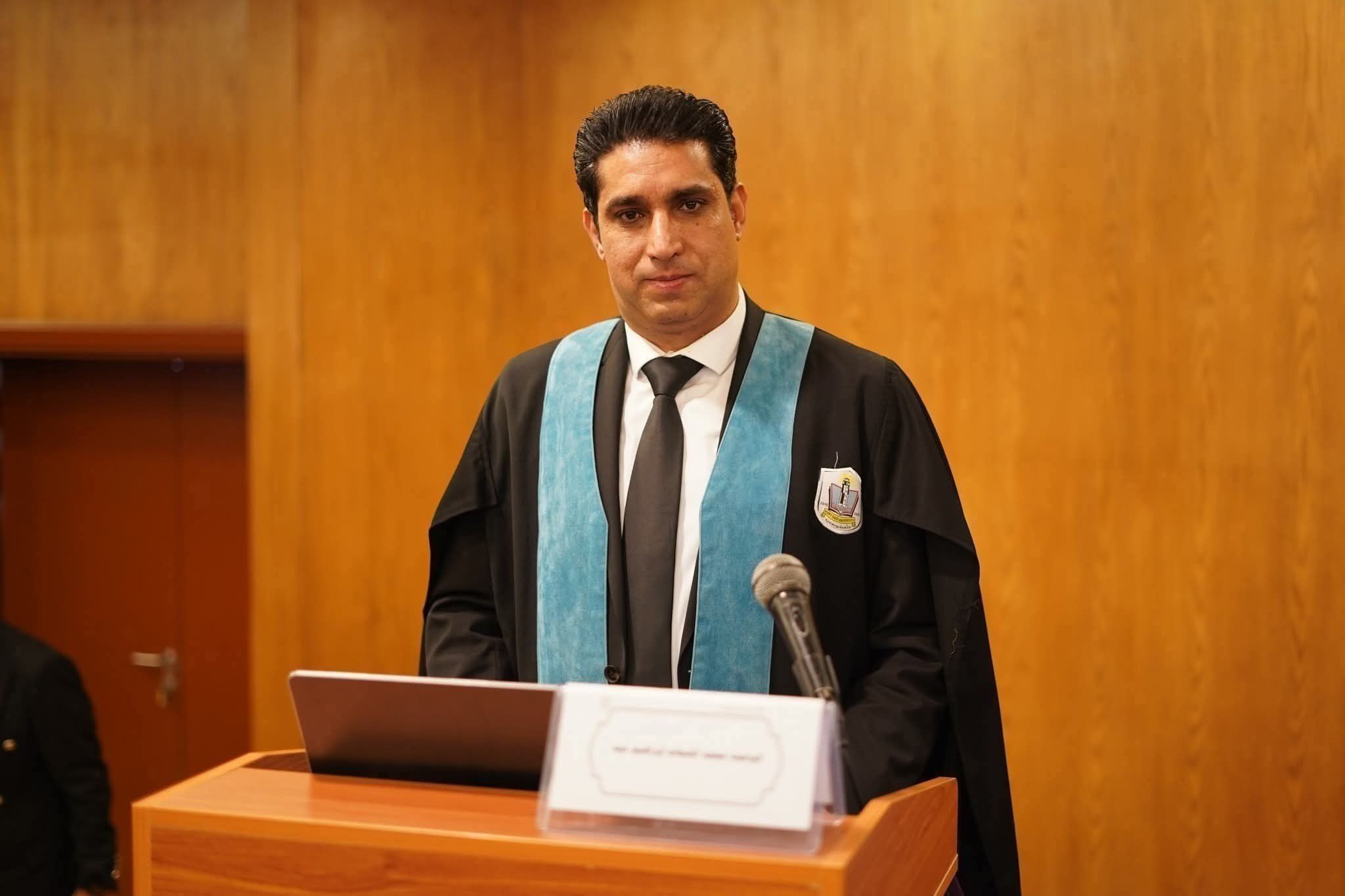 محمد شيحة يحصل على درجة الدكتوراة فى "المحاسبة عن الاستثمارات البشرية فى المنشآت الرياضية"