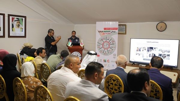 وفد من البرلمان العربي يزور المستشفى الإماراتي العائم في العريش